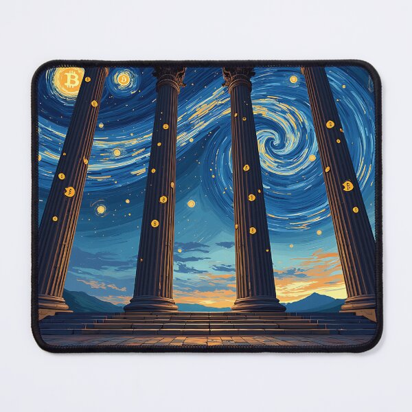 Item preview, Bitcoin Crest The Peak of Crypto Power designed and sold by RadDeck.