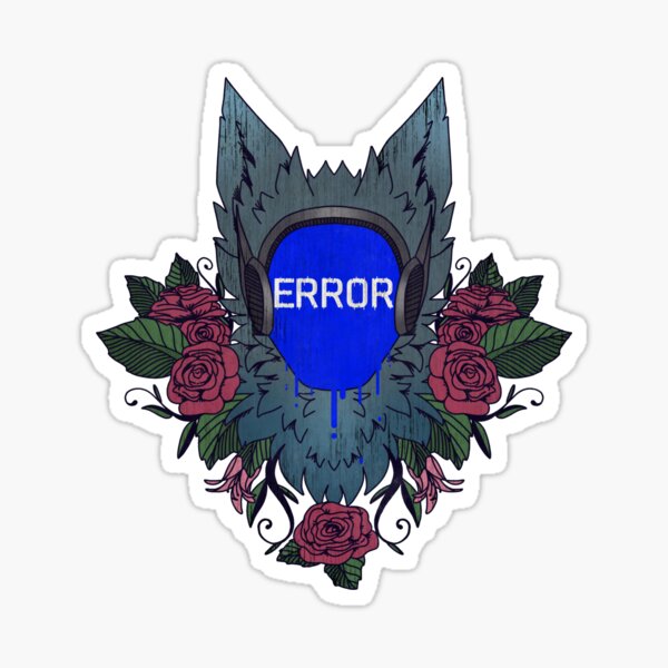 Item preview, Gothic Protogen Floral Bluescreen Furry designed and sold by ZcatUwU.