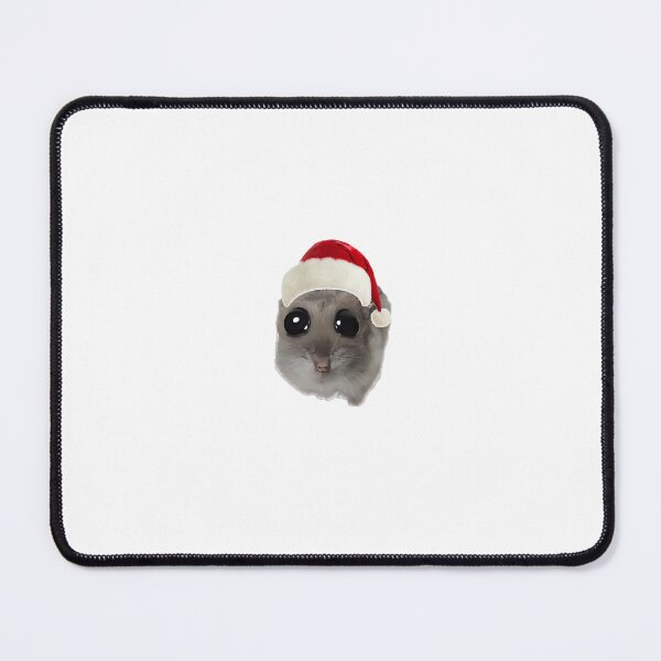 Item preview, coquette sad hamster santa christmas designed and sold by glitchydesign.