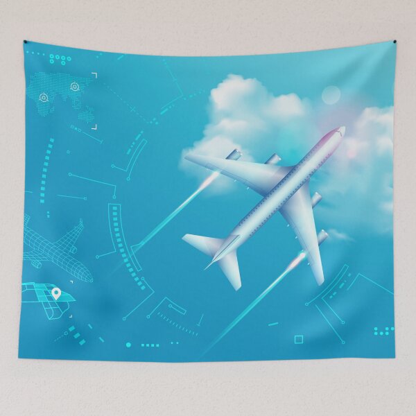 Item preview, Aviation Technology Digital Twin Airplane Interface designed and sold by NiamLab.