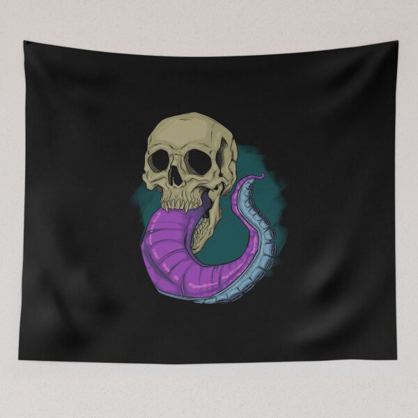 Item preview, Skull Squid designed and sold by IlustraVerso.