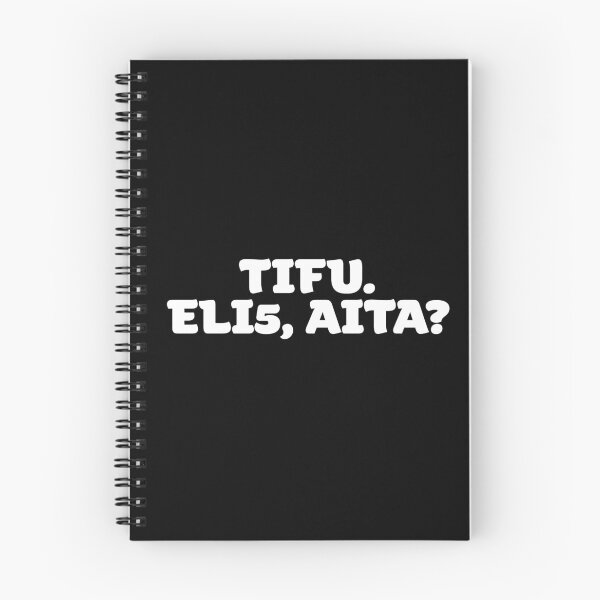 Item preview, TIFU. ELI5, AITA? designed and sold by Julia Marshall Felix.