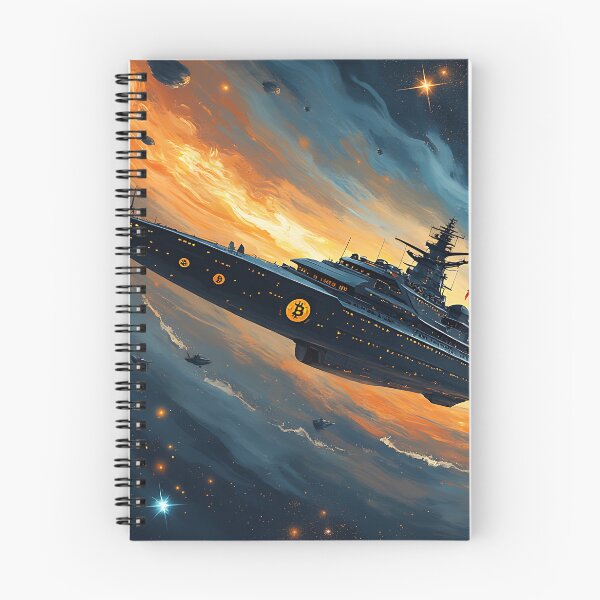 Item preview, Bitcoin Wave Surging into the Future designed and sold by RadDeck.