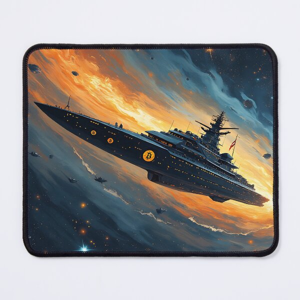 Item preview, Bitcoin Wave Surging into the Future designed and sold by RadDeck.