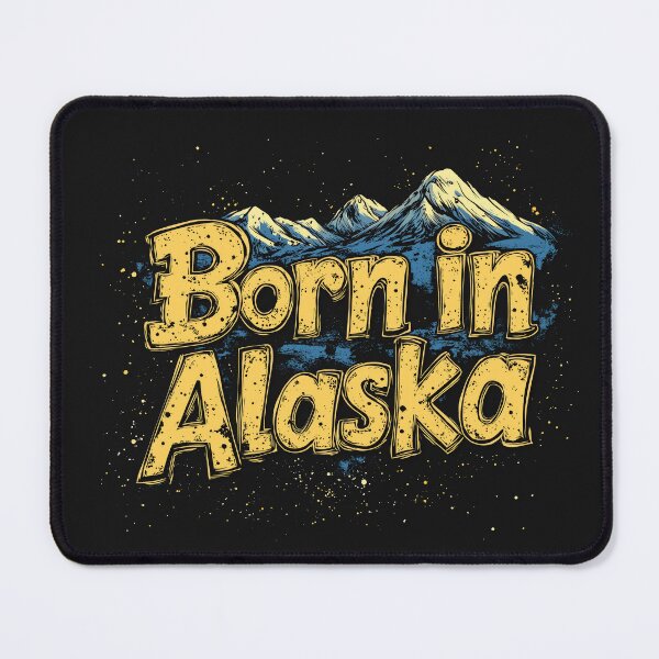 Item preview, Classic Born in Alaska designed and sold by OriginalBeerCat.