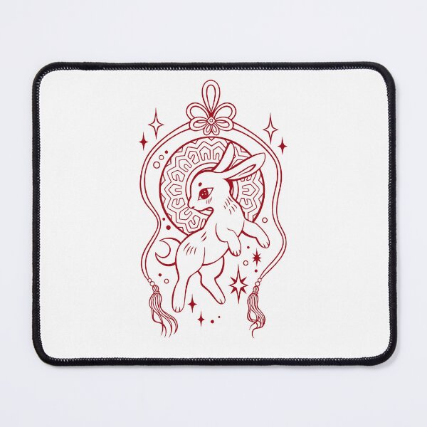 Item preview, Mooncake White Rabbit Red designed and sold by mellocat.