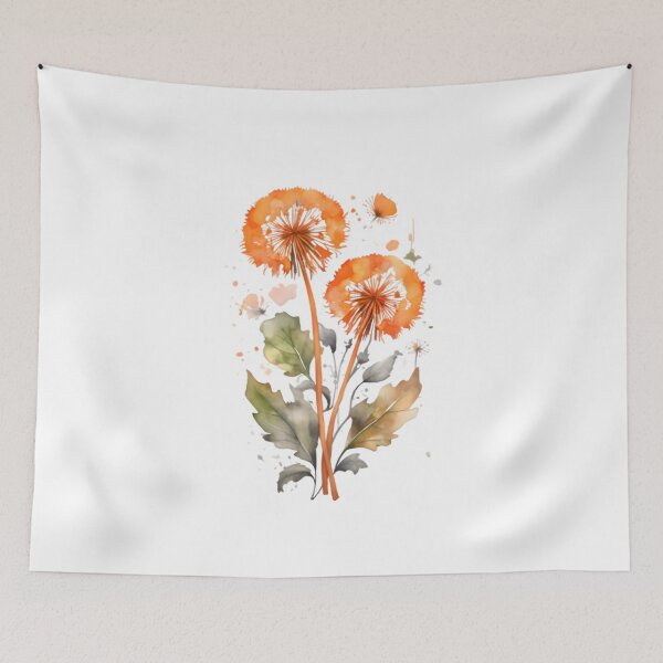 Item preview, Orange Dandelion (Taraxacum) designed and sold by HOMETOWN86.