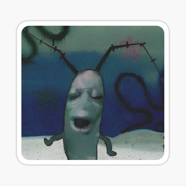 Item preview, Cursed Plankton Meme designed and sold by SkrenClothing.