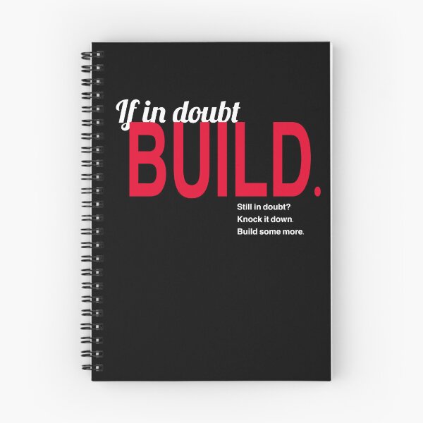 Item preview, If in doubt, build. designed and sold by Julia Marshall Felix.