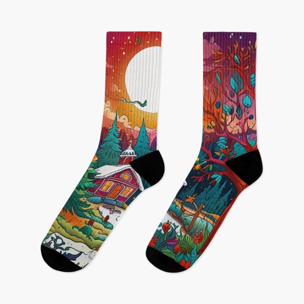 Item preview, CHRISTMAS IN PSYCHEDELIC MODE designed and sold by likbatonboot.