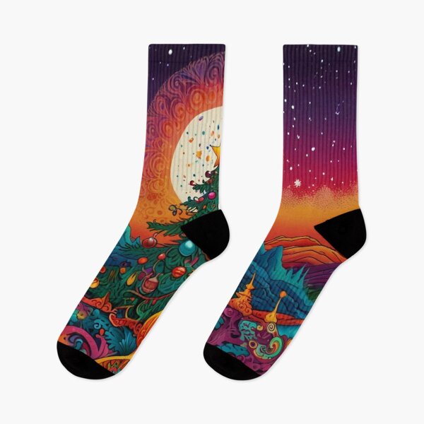 Item preview, CHRISTMAS IN PSYCHEDELIC MODE designed and sold by likbatonboot.