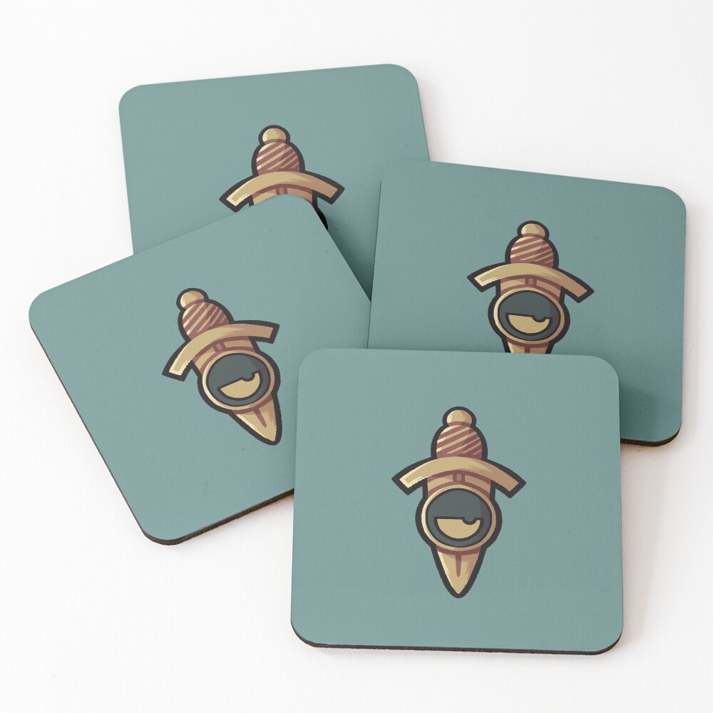 Item preview, Coasters (Set of 4) designed and sold by ThisTurtleDraws.
