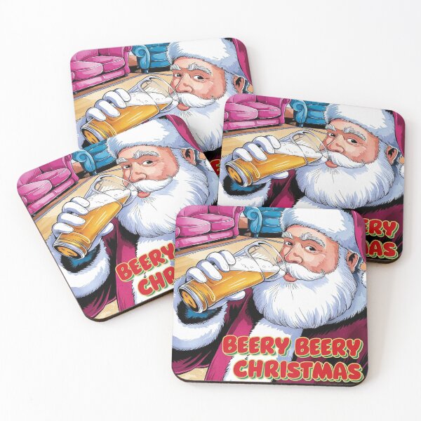 Item preview, Beery Beery Christmas Funny Santa Beer Quotes designed and sold by Vicky021.