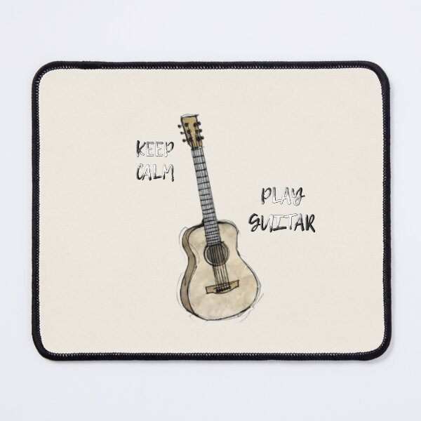 Item preview, Keep calm, play guitar. designed and sold by WolfieHub.