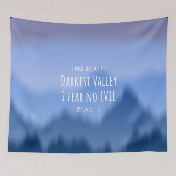 Item preview, Psalm 23 : 4 - I fear no evil - Bible Passage designed and sold by JF Designs.