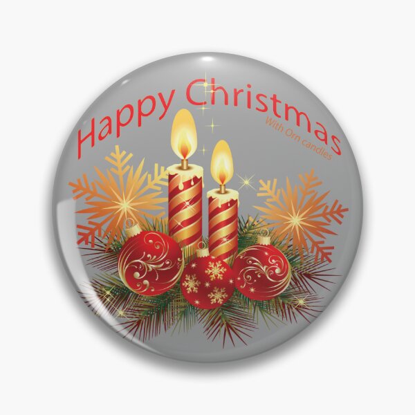 Item preview, Happy Christmas with Orn Candles designed and sold by GraphixKing999.