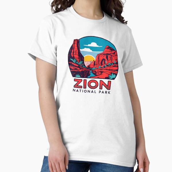 Vista previa del artículo con la obra «Recuerdo del Parque Nacional Zion: un regalo natural y pintoresco para los amantes de las actividades al aire libre», diseñado y vendido por LoliDesignShop.