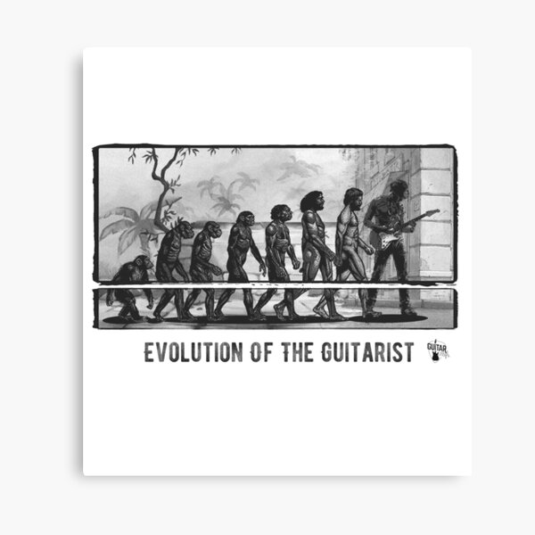 Item preview, Evolution of the Guitarist designed and sold by mebyme.