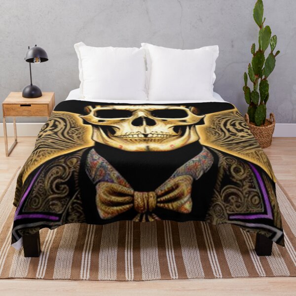 Item preview, Abstract Tophat Skull Art designed and sold by TheDarkWardrobe.