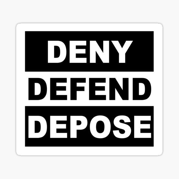 Item preview, Deny Defend Depose designed and sold by AdehnoryGifts.