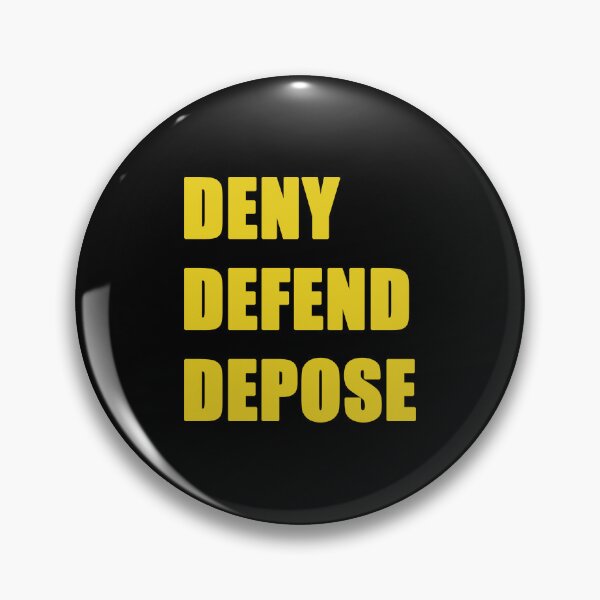 Item preview, Deny Defend Depose designed and sold by RhunDesign.