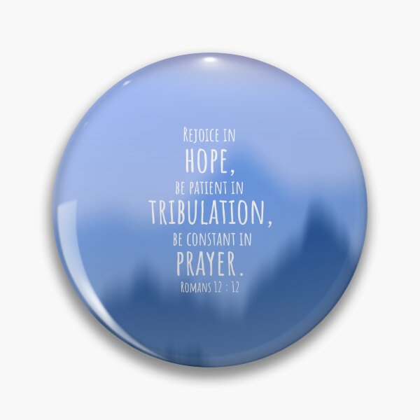 Item preview, Romans 12 : 12 - Rejoice in hope - bible passage designed and sold by JF Designs.