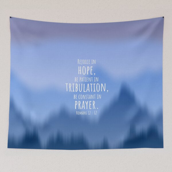 Item preview, Romans 12 : 12 - Rejoice in hope - bible passage designed and sold by JF Designs.