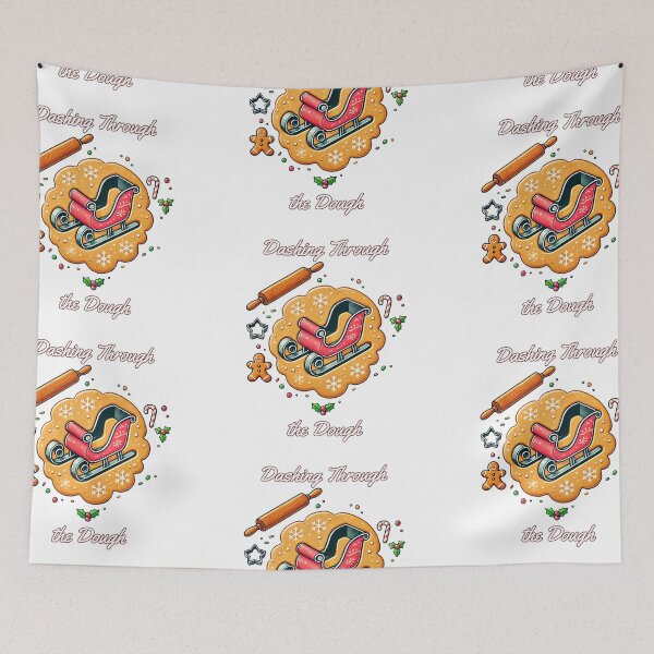 Item preview, Dashing Through The Dough - Funny Holiday Baking Pun, Cute Christmas Gift designed and sold by LilMessyKitchen.
