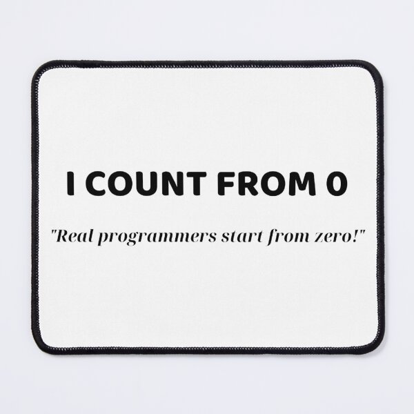 Artikelvorschau, Ich ZÄHLE VON 0 - Helle Farbe entworfen und verkauft von Programming Jokes.