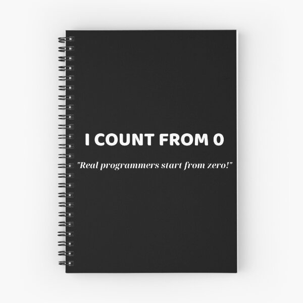 Item preview, I COUNT FROM 0 - Dark Color designed and sold by Programming Jokes.
