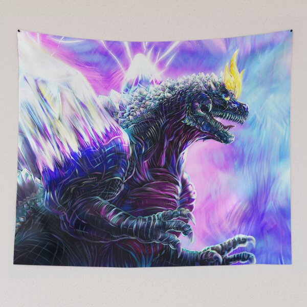 Item preview, Space Godzilla designed and sold by alandodrawing.