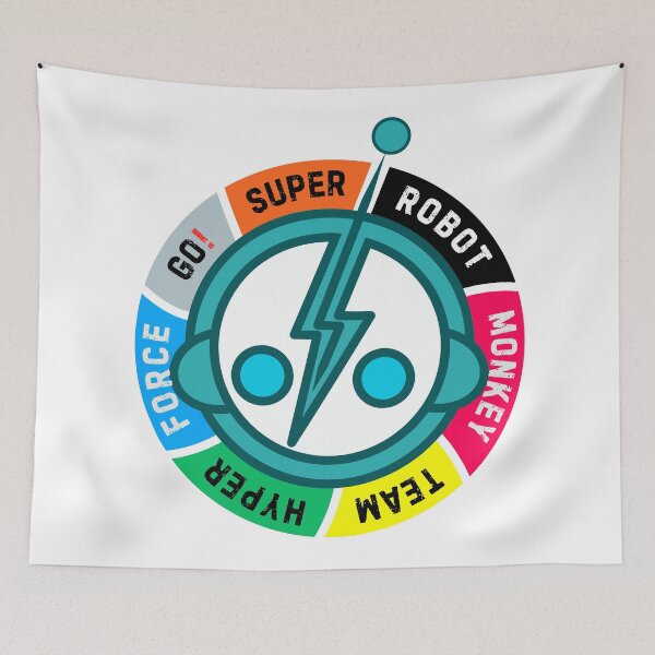 Item preview, Super Robot Monkey Team Hyperforce Go! - SRMTHFG illustration design designed and sold by Akash Sprx77.