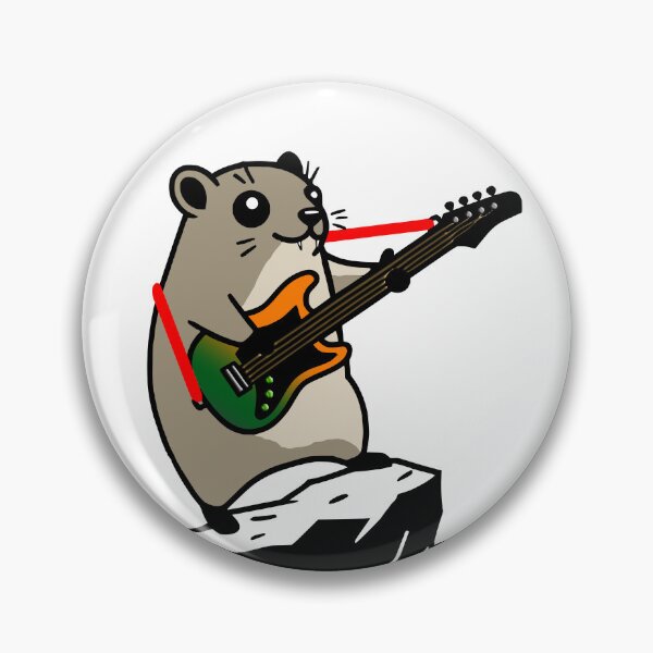 Item preview, Rock Star Hyrax designed and sold by 2Blue-Dots.