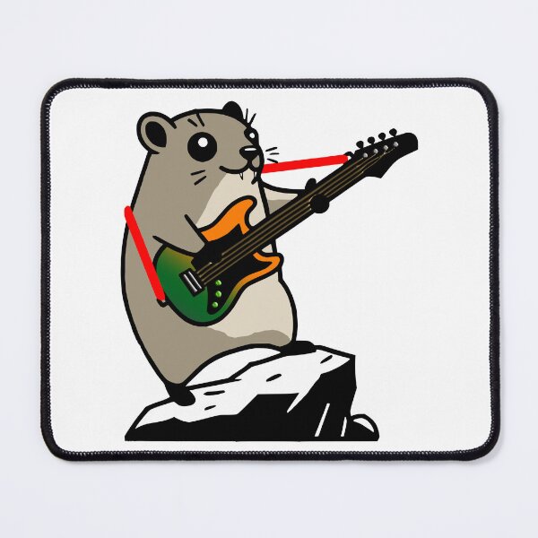Item preview, Rock Star Hyrax designed and sold by 2Blue-Dots.