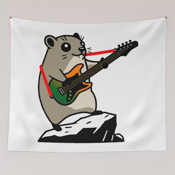 Item preview, Rock Star Hyrax designed and sold by 2Blue-Dots.