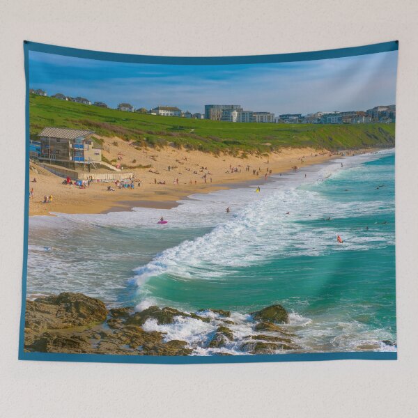 Item preview, Fistral Beach Lifeguard Station designed and sold by Alisonchambers2.