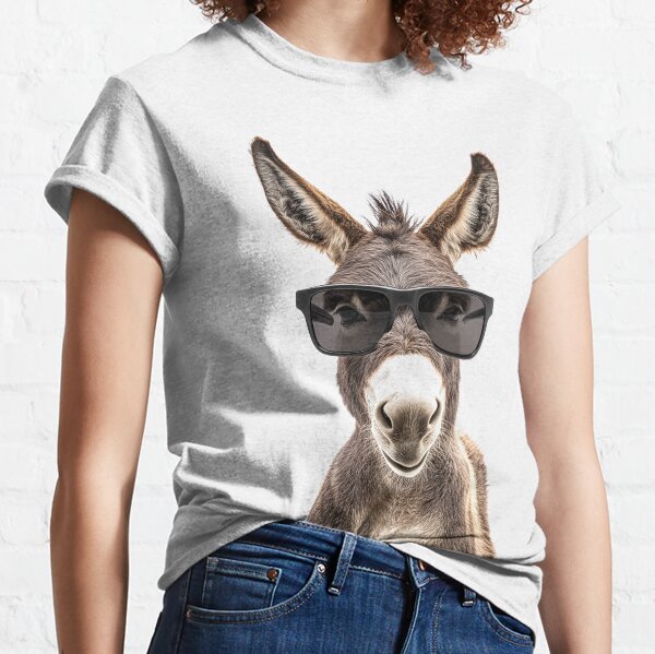 Item preview, Funny cool Donkey wearing sunglasses designed and sold by LazyOwlStore.