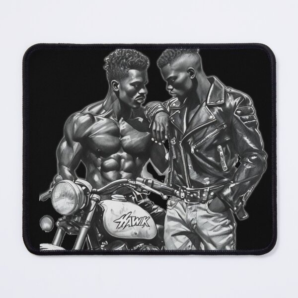 Item preview, Gay Leather Biker Series Ugandan Heat Leder Pride Graphic Design designed and sold by ItsAKinkThing.