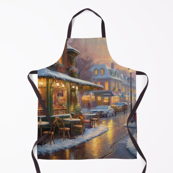 Artikelvorschau, Cozy Café on a Snowy Street entworfen und verkauft von BlareBlare.