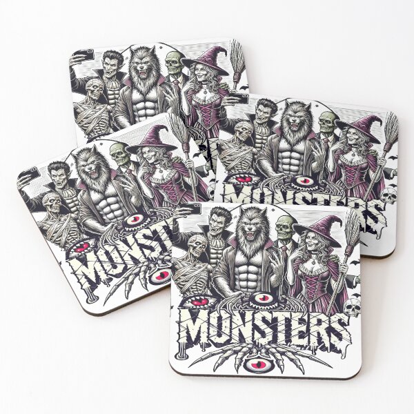 Item preview, The Monsters selfie. designed and sold by JonelleTshirts.
