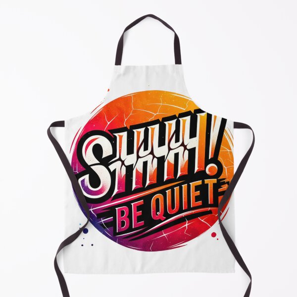 Item preview, SHHH! Be Quiet - Bold and Stylish Graphic Design designed and sold by Eksama Design.