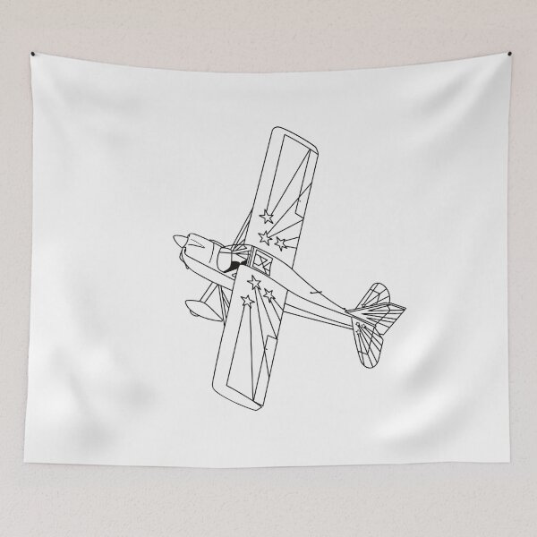 Item preview, Super Decathlon Aviation Design Stunt Plane Sketch designed and sold by skye-studio.