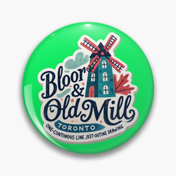 Item preview, Scenic View of Bloor Street and Old Mill in Toronto - A 3D Perspective,   designed and sold by PaintMeWorld.