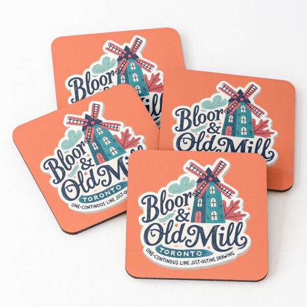 Item preview, Scenic View of Bloor Street and Old Mill in Toronto - A 3D Perspective,   designed and sold by PaintMeWorld.