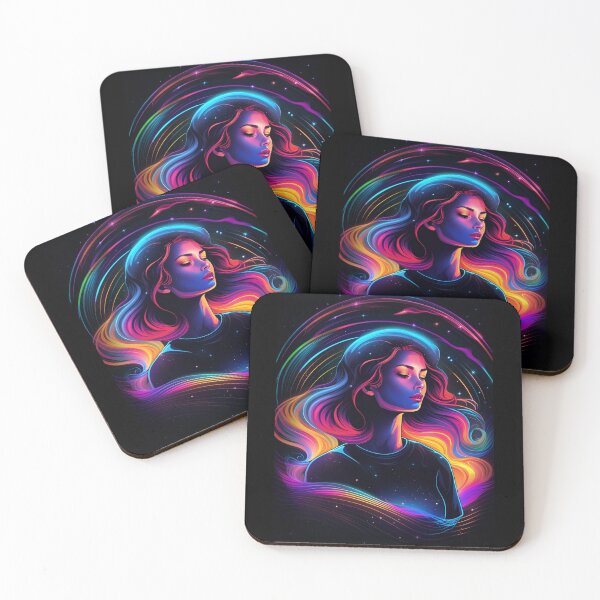 Item preview, Starry Elegance | Futuristic Women in Cosmos designed and sold by Whisky1111.