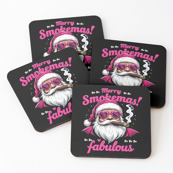 Item preview, Happy Smokemas Funny Santa with Big Cigar designed and sold by Blok45.