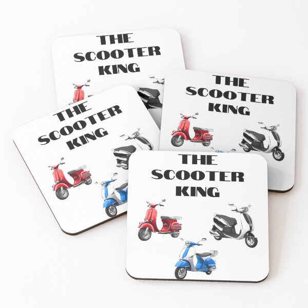 Item preview, The Scooter King - Retro Classic Scooter Design designed and sold by Fredster1966.