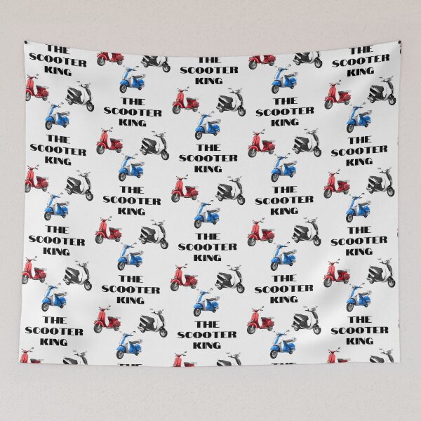 Item preview, The Scooter King - Retro Classic Scooter Design designed and sold by Fredster1966.