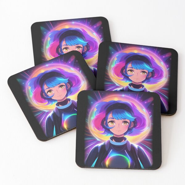 Item preview, Ethereal Anime Girl | Galactic Neon Glow designed and sold by Whisky1111.