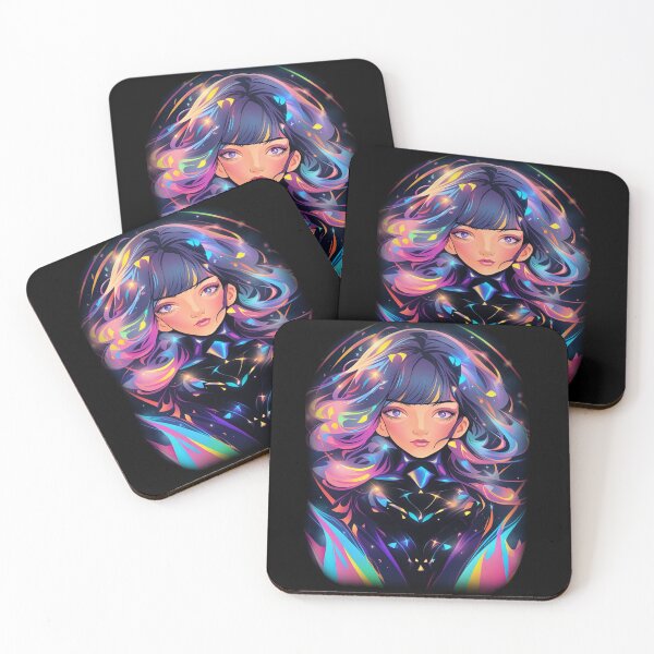 Item preview, Aurora Glow | Anime Galactic Art  & Celestial Female Illustration designed and sold by Whisky1111.
